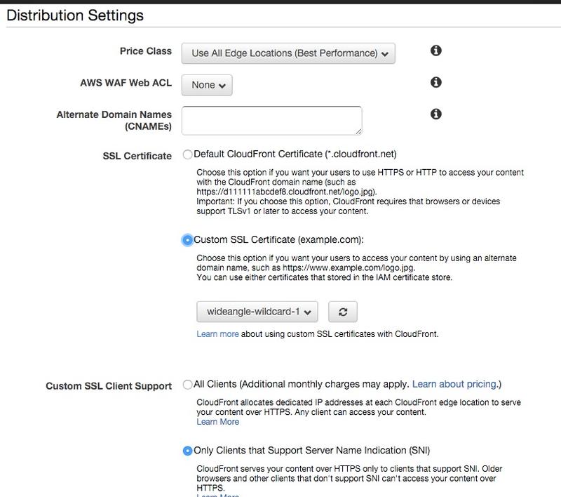 Configuring the Distribution