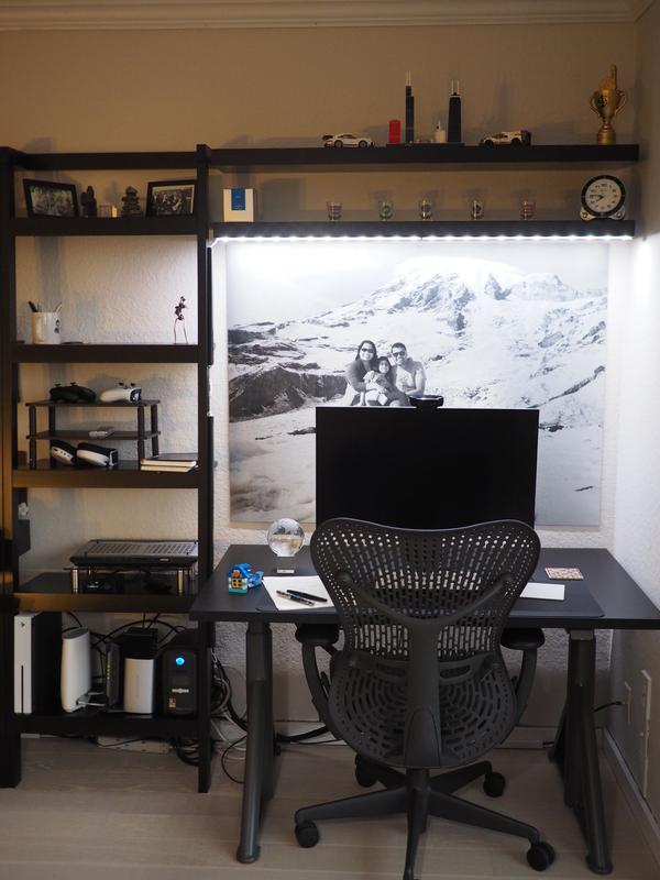A place to work, put together exactly the way I like it.