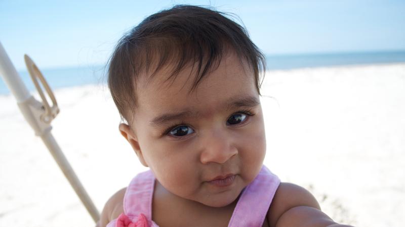 Our daughter, Mira