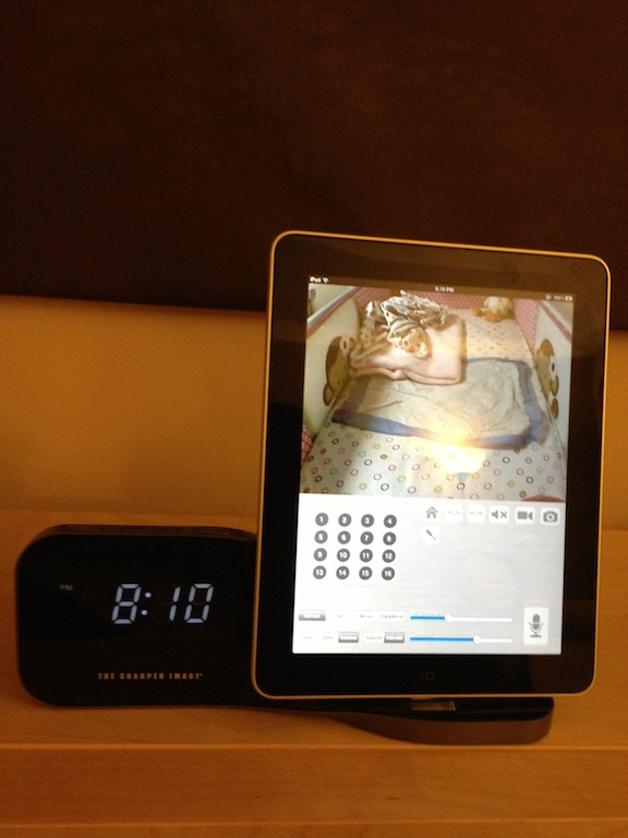 iPad charging clock radio