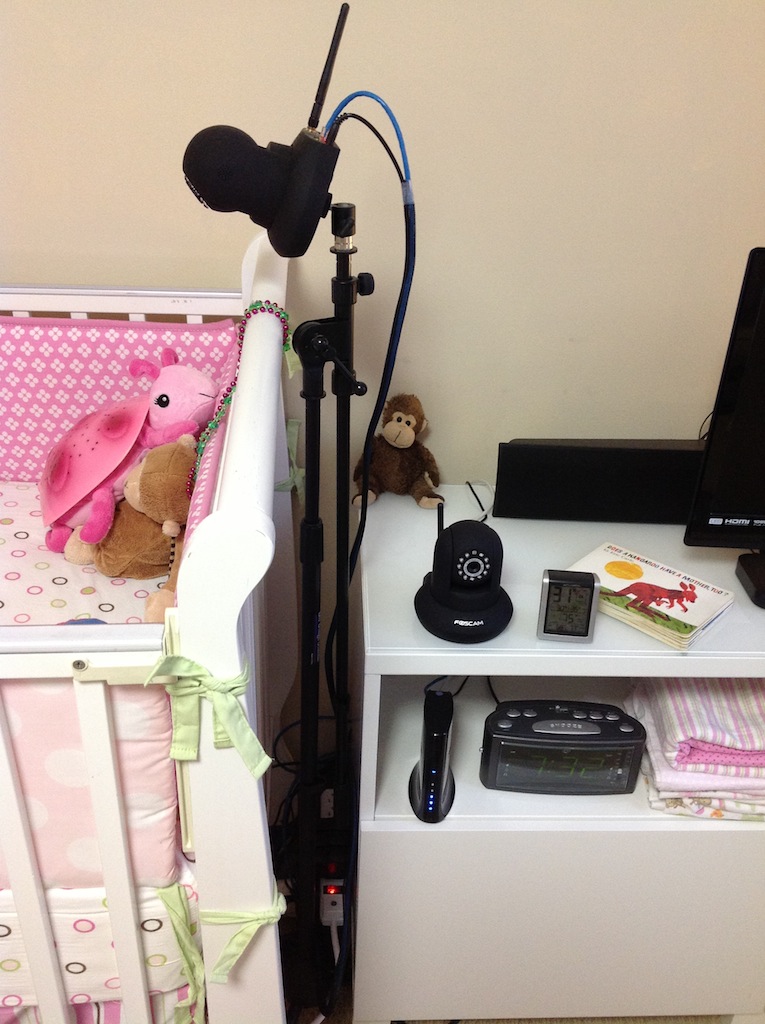 the nursery camera setup
